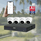 Dahua 6MP Surveillance Kit 4 Channel Kit (No Hard Drive) - DH-K6044T