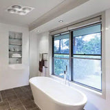 Martec Forme 4 3-in-1 Bathroom Heater with 4 Heat Lamps, Exhaust Fan with Tricolour LED Light - MBHF4LW