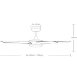 Martec Quantum DC 48″ & 52″ DC Ceiling Fan With Remote Control