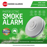 Red RF Wireless Smoke Alarm With 10YR Lithium Battery - R10RF