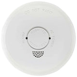 Red Flush Mount Dual Power Smoke Alarm With 10YR Lithium Battery - RFMDUAL