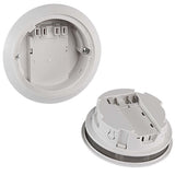 Red Flush Mount Dual Power Smoke Alarm With 10YR Lithium Battery - RFMDUAL