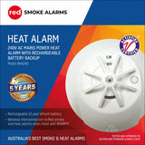 Red Heat Alarm 240V With 10YR Lithium Battery - RHA240SL
