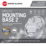 Red Smoke Alarm Wireless Base For R240 / R240RC - RWB2