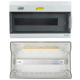 JBB 18 Pole Surface Mount Weatherproof Switchboard IP66 - SB18W