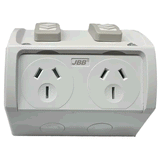 Weatherproof Double Powerpoint 10A IP53 - WP210
