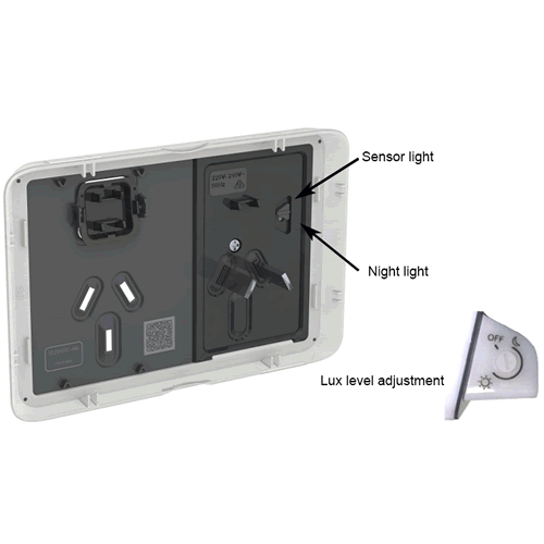 Clipsal Iconic Night Walk Sensor Light 3025NW VW