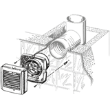 Blauberg Aero 125mm Wall / Ceiling Fan - BLABAERO125
