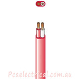 1.5mm 2 Core Red Twisted Fire Cable 200m - FC7502LDT | PICKUP ONLY