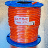 4.0mm 4 Core & Earth Orange Circular 100m - SRCV4040E | PICKUP ONLY