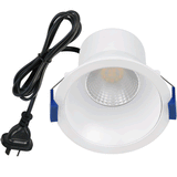 Energetic 90mm Dimmable LED Downlight Low Glare 9W Tricolour - 171014
