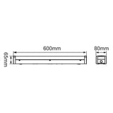 Energetic Stellar LED Batten 20W/10W 2FT Tricolour - ELA211023