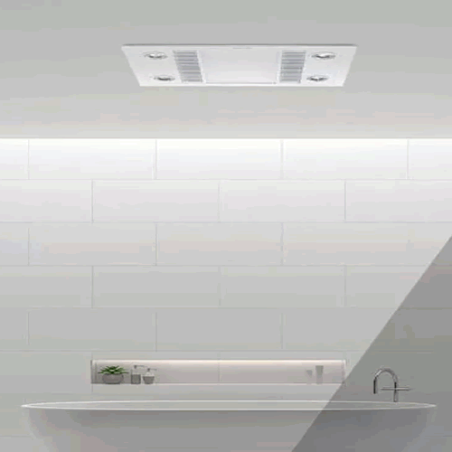 Martec Linear Heater Lamp Exhaust Fan 4x LED Light White