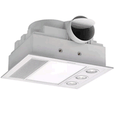 Martec Linear Mini 3-in-1 Bathroom Heater with 3 Heat Lamps, Exhaust Fan and LED Light - MBHM1000W