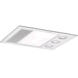 Martec Linear Mini 3-in-1 Bathroom Heater with 3 Heat Lamps, Exhaust Fan and LED Light - MBHM1000W