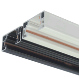 SAL Universal Single Circuit Track 2mtr White- STR4800/2WH