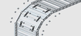 Ladder Tray Riser Link Galvabond - LTRL