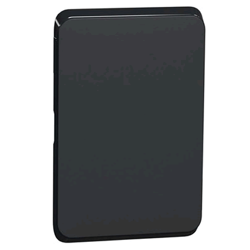 Clipsal Iconic Switch Blank Plate Skin Black - 3040CXB