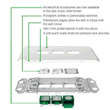 CLIPSAL Iconic Switch 6G Vivid White - 3046VAVW