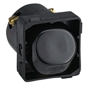 Clipsal 30 Series 10A Switch Mech Black - 30MBK