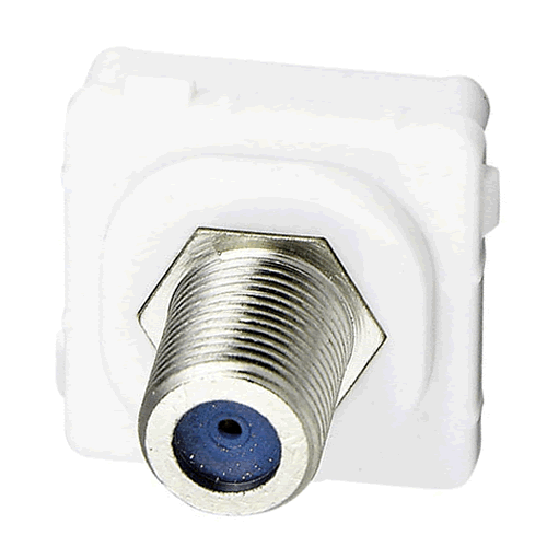 Clipsal 30 Series F to F Type TV Socket - 30PFMWE