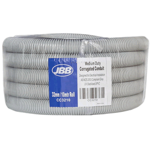 32mm x 10mtr Corrugated Conduit MD - CC3210 | PICKUP ONLY