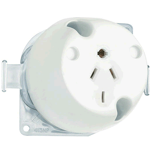 CLIPSAL 4 Pin 10A Surface Socket - 4134P