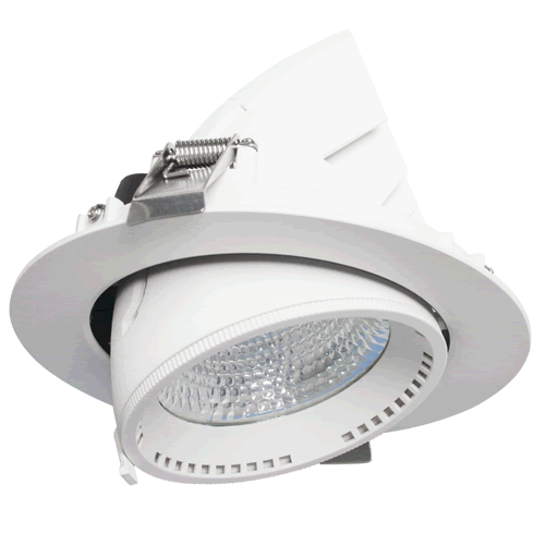 ENERGETIC Gimble Round LED Shop Downlight 40W Tricolour - ELA171018