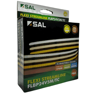 SAL Flexi Streamline 24V CRI90 5Mtr LED Strip Kit CCT - FLBP24V5M/TC