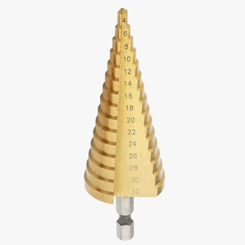 4-32mm Titanium Coated HSS Step Drill Bit - HSS432