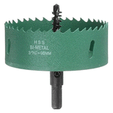 90mm Bi-Metal Holesaw Blade, Arbor + HSS Drill Bits - HSS90