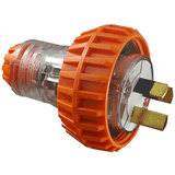 Flat 3 Pin 250V Straight Plug IP66 - 10A/ 15A/ 20A