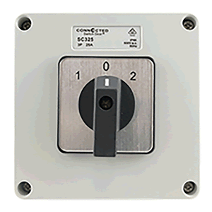 3 Pole 25A Change Over Switch IP55 - ISC325