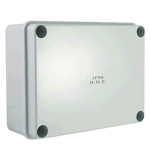 240mm x 190mm x 90mm Weatherproof Adaptable Box IP56 - JBA240190090