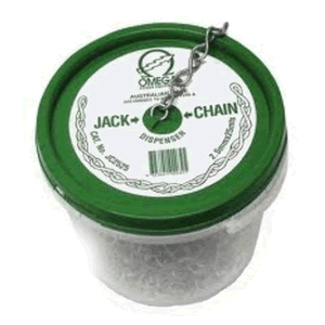 2.5mm x 25mtr Jack Chain Galvanised Steel - JC2525