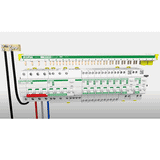 CLIPSAL MAX9 MCB 3P 63A 6kA 415V C Curve Red Toggle - MX9MC363R