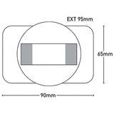 Mercator Compact PIR Sensor 180 Degree - MEL001