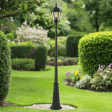 Mercator YARRA Outdoor Lamp Post Coach Light - MX7391PBLK