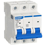 CHINT NXB63 MCB 3 Pole 6kA 415V C Curve