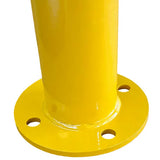 90mm x 900mm Surface Mounted Yellow Bollard with Fixing Kit - BOLY | PICKUP ONLY