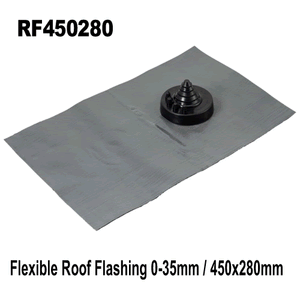 Flexible Roof Flashing (0-35mm) 450x280mm EPDM Black - RF450280