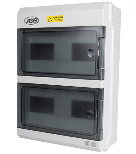 JBB 24 Pole Surface Mount Weatherproof Switchboard IP66 - SB24W