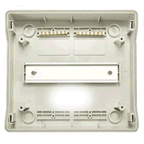 9 Pole Surface Mount Weatherproof Switchboard IP66 - SB9W