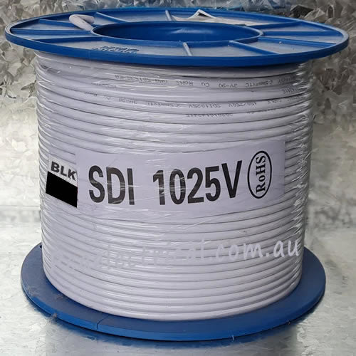 2.5mm SDI Black 100m - SDI1025V-BLK | PICKUP ONLY