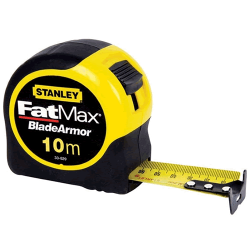 STANLEY FatMax 10m Blade Armour Tape Measure Metric - STA33-829