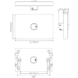 Classic 1 Gang Switch 16A 240V White - SW1