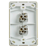 Classic 2 Gang Switch 16A 240V White - SW2