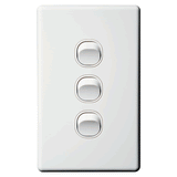 Classic Switch 3G 16A 240V White - SW3