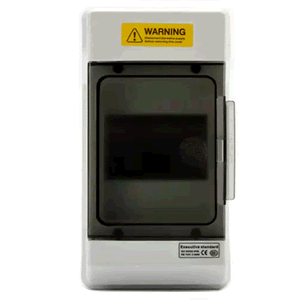 4 Pole Surface Mount Weatherproof Switchboard IP66 - SB4W