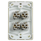 Classic 4 Gang Switch 16A 240V White - SW4